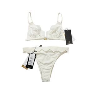 Vix By Paula Hermanny Firenze Imani Cream Bikini Set Size S